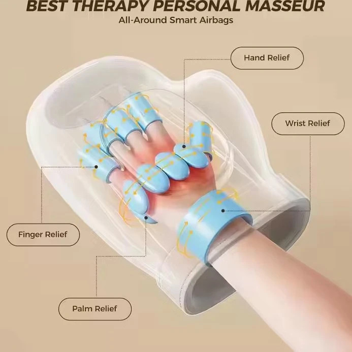 ماساژور دست هوشمند SMART HAND MASSAGER با گرمایش و کمپرس هوا (کیفیت درجه یک ) ارسال فوری و با ضمانت کیفیت اصل بودن کالا و مرجوعی