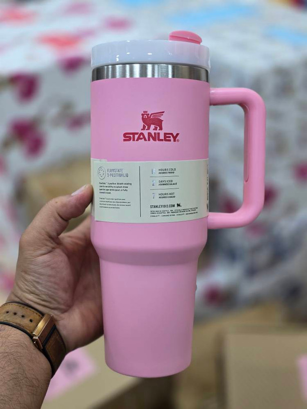 ماگ استنلی دسته دار(۱.۱۸ لیتر ) Quencher H2.O Tumbler طرح ساده