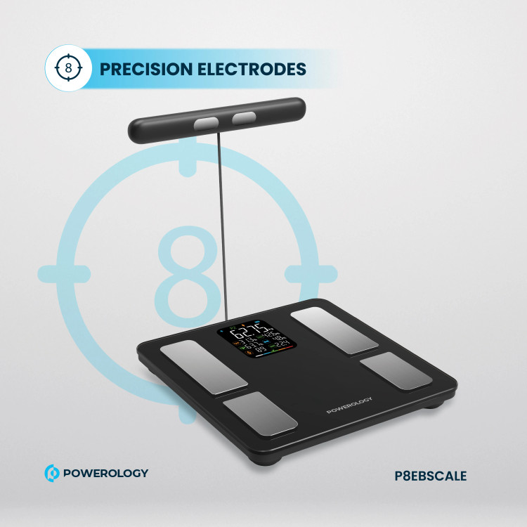 ترازوی هوشمند پاورولوژی مدل POWEROLOGY P8EBSCALE