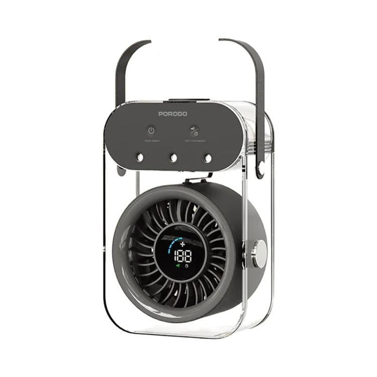 پنکه رومیزی پرودو Porodo Lifestyle Chillo Aqua PDLFSTZH26BK