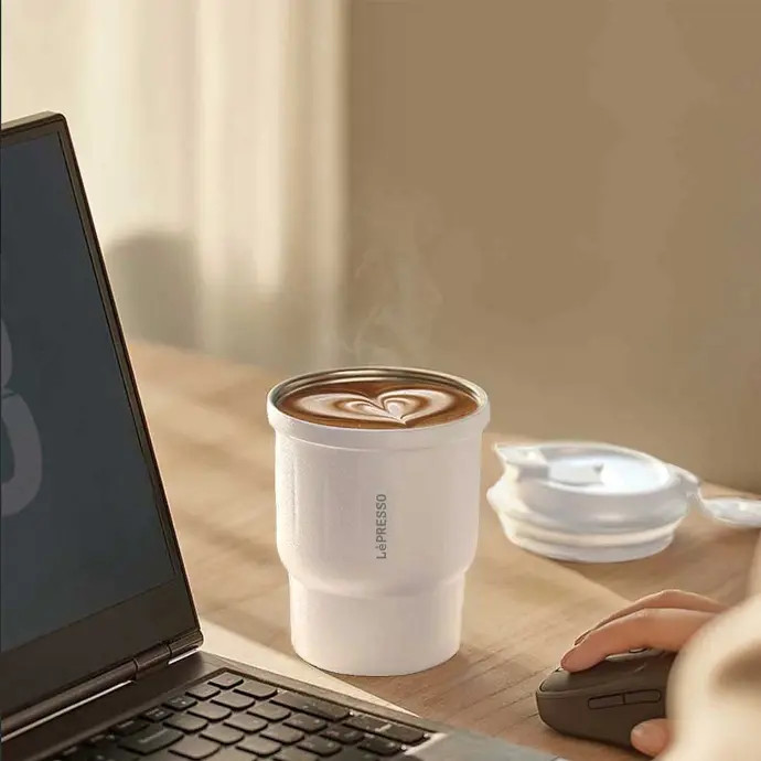 لیوان قهوه 450 میلی لیتر لپرسو مدل Lepresso LPCM450 urban coffee mug 450ML