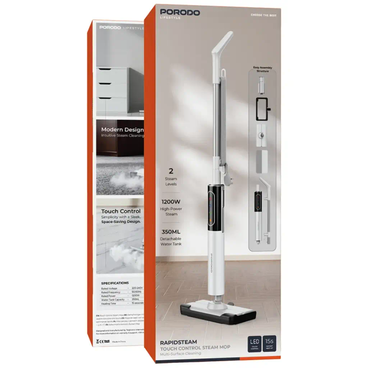 بخارشوی پرودو مدل RAPIDSTEAM PDHDTB506WH