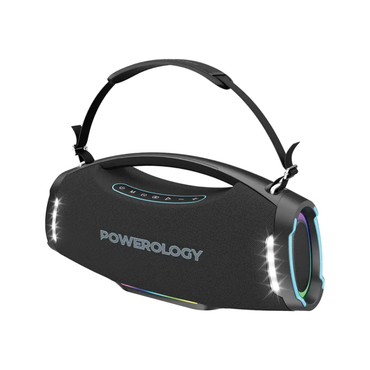 اسپیکر بلوتوثی پرتابل پاورولوژی Rock 350W RGB مدل PWF9
