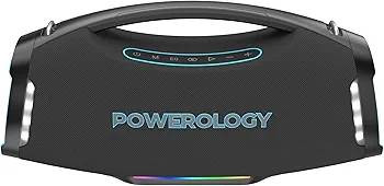 اسپیکر بلوتوثی پرتابل پاورولوژی Rock 350W RGB مدل PWF9