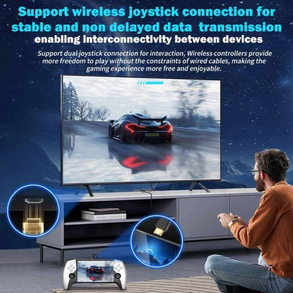 کنسول بازی دستیSF350۰Pro با ۲ دسته بیسیم و حافظه ۲ گیگابایت