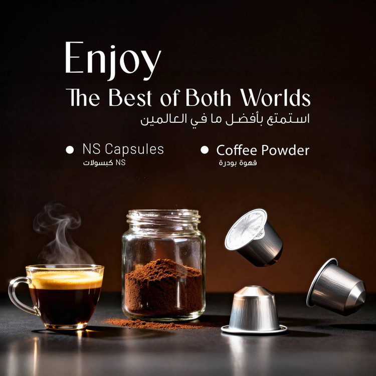 اسپرسوساز شارژی لپرسو مدل LPCFFPCM0095 قابل حمل ۲ در ۱