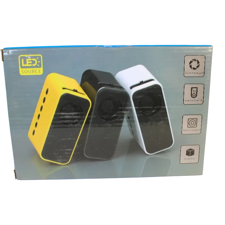 مینی پروژکتور LED SOURCE مدل YT500 ریموت دار