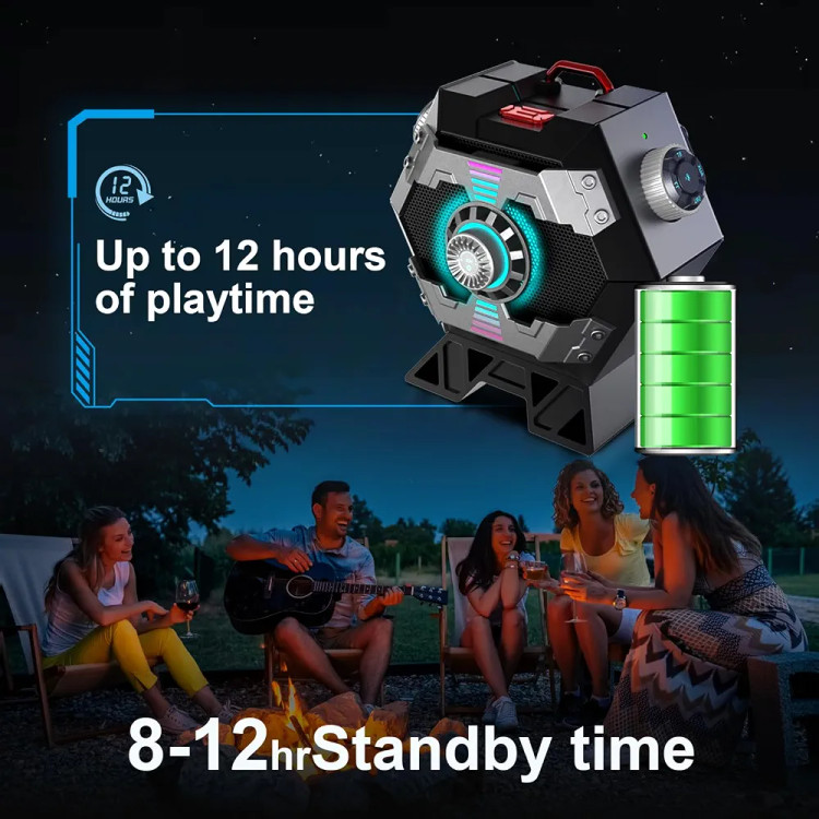 اسپیکر بلوتوثی پرتابل و مکانیکی GOCKERA LY-L1