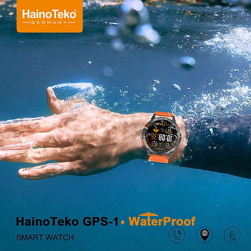 ساعت هوشمند ضد آب هاینوتکو مدل GPS-1 دارای GPS واقعی، AMOLED و باتری 20 روزه