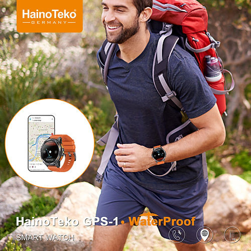 ساعت هوشمند ضد آب هاینوتکو مدل GPS-1 دارای GPS واقعی، AMOLED و باتری 20 روزه