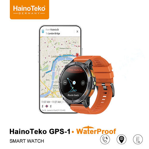 ساعت هوشمند ضد آب هاینوتکو مدل GPS-1 دارای GPS واقعی، AMOLED و باتری 20 روزه