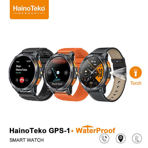 ساعت هوشمند ضد آب هاینوتکو مدل GPS-1 دارای GPS واقعی، AMOLED و باتری 20 روزه
